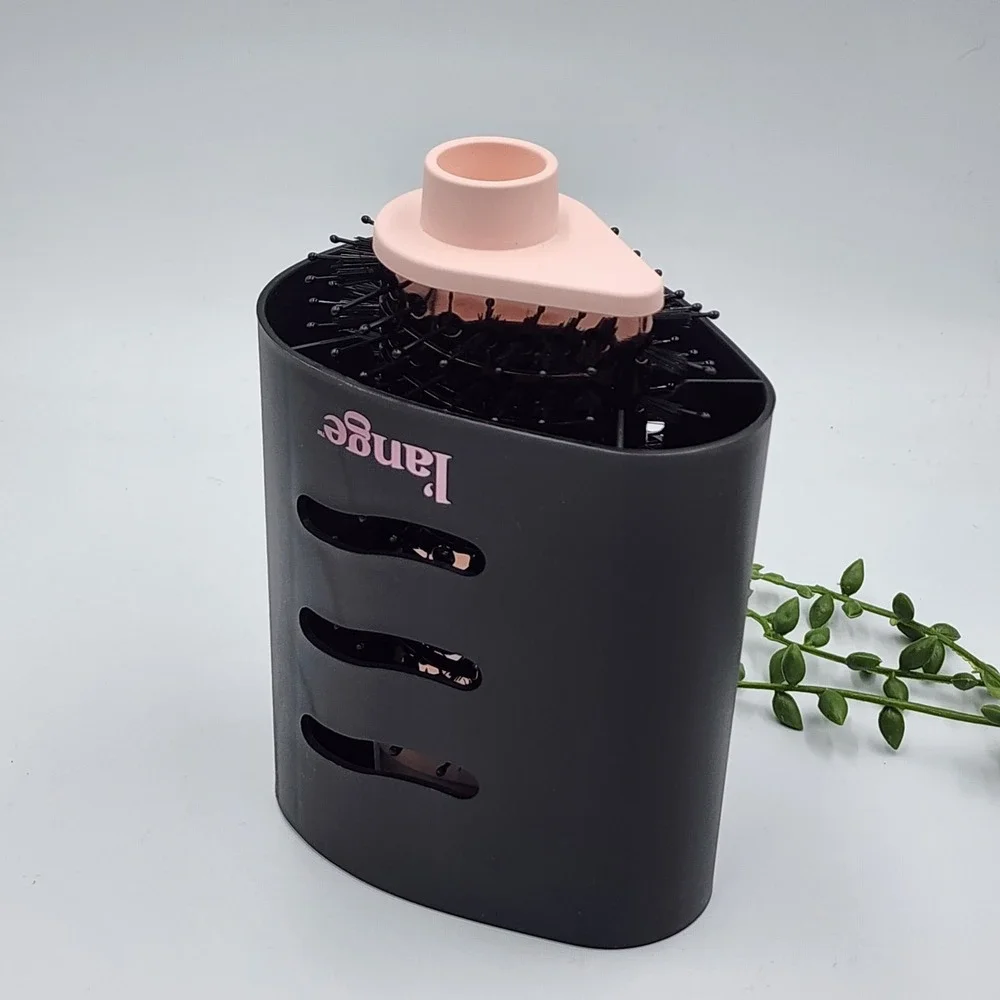 L'ange Le Volume 65 2-In-1 Teardrop Brush Dryer Attachment Barrel Pink Hair Tool